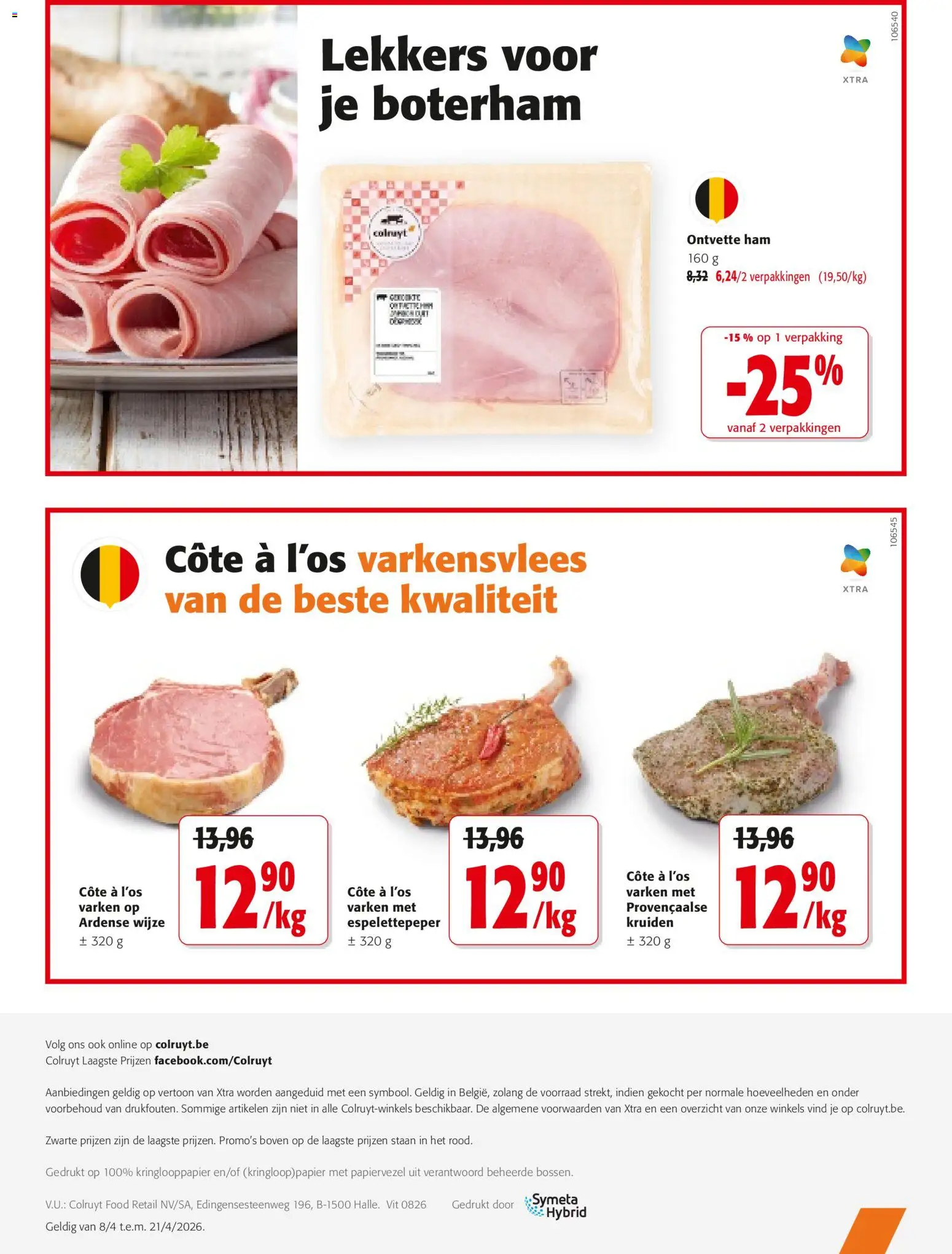 {H1} | Pagina: 20 | Producten: Ham, Varkensvlees