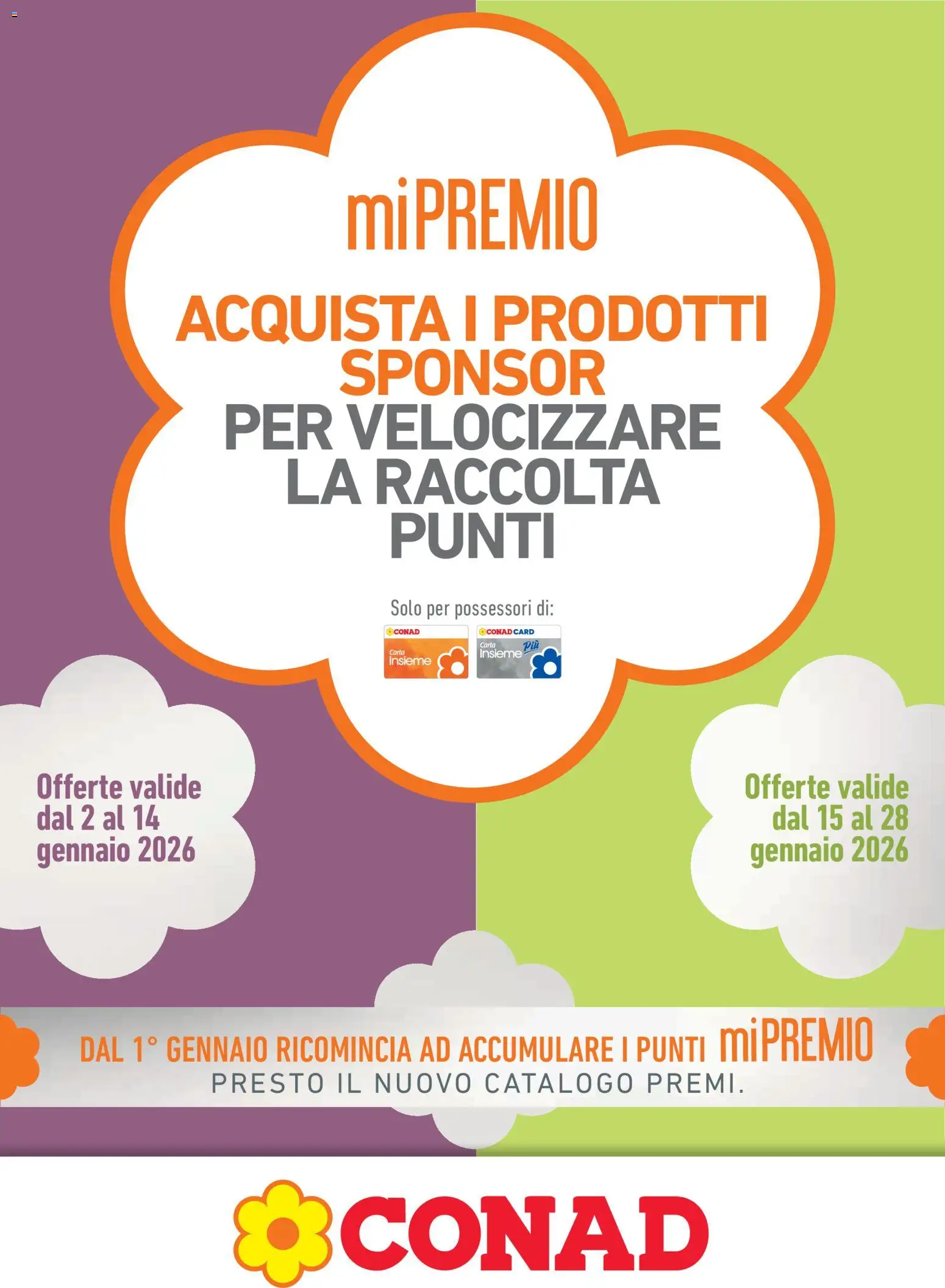 Volantino Conad del 02.01.2026 | Pagina: 1