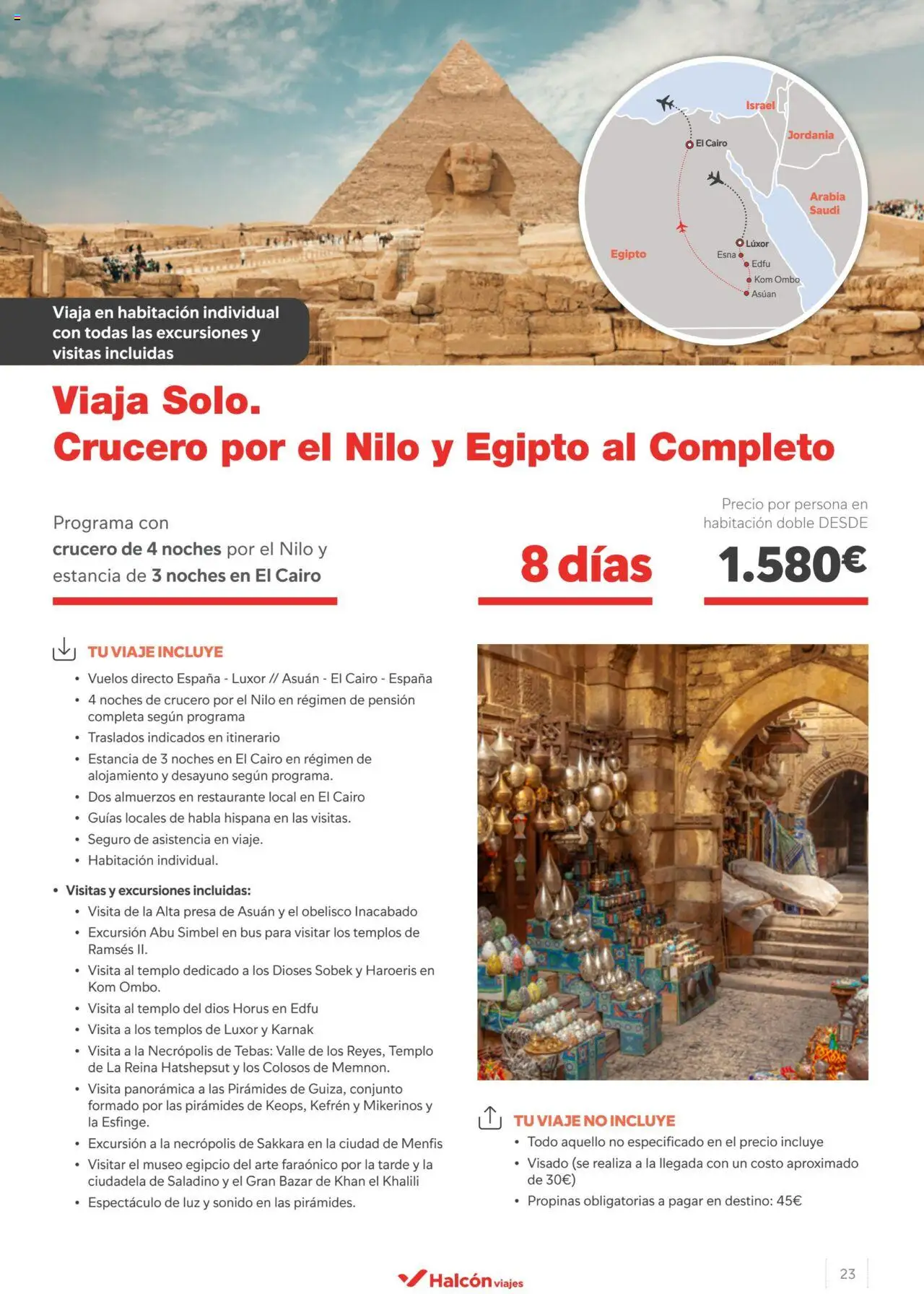 Halcón Viajes Egipto │ válido desde el 15.04.2024 | Página: 23
