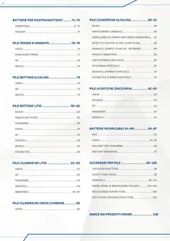 Anteprima del volantino PILE OSSIDO D'ARGENTO, Silver oxide batteries valido a partire dal 12.04.2025 | Pagina: 3 | Prodotti: Pile, Polo, Presa, Batterie