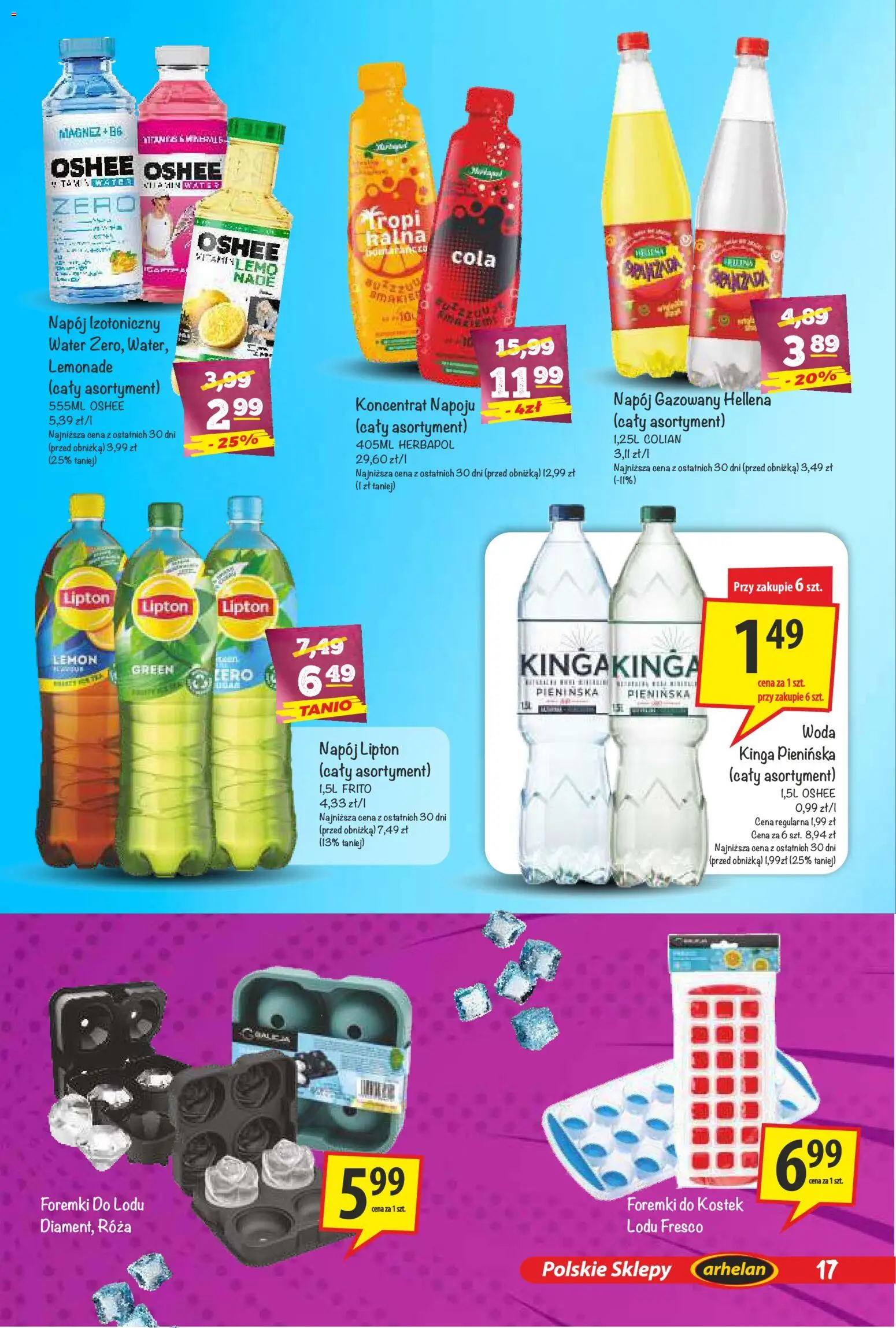 Arhelan gazetka - Grillowanie od 24.04.2026 | Strona: 17 | Produkty: Fresco, Woda