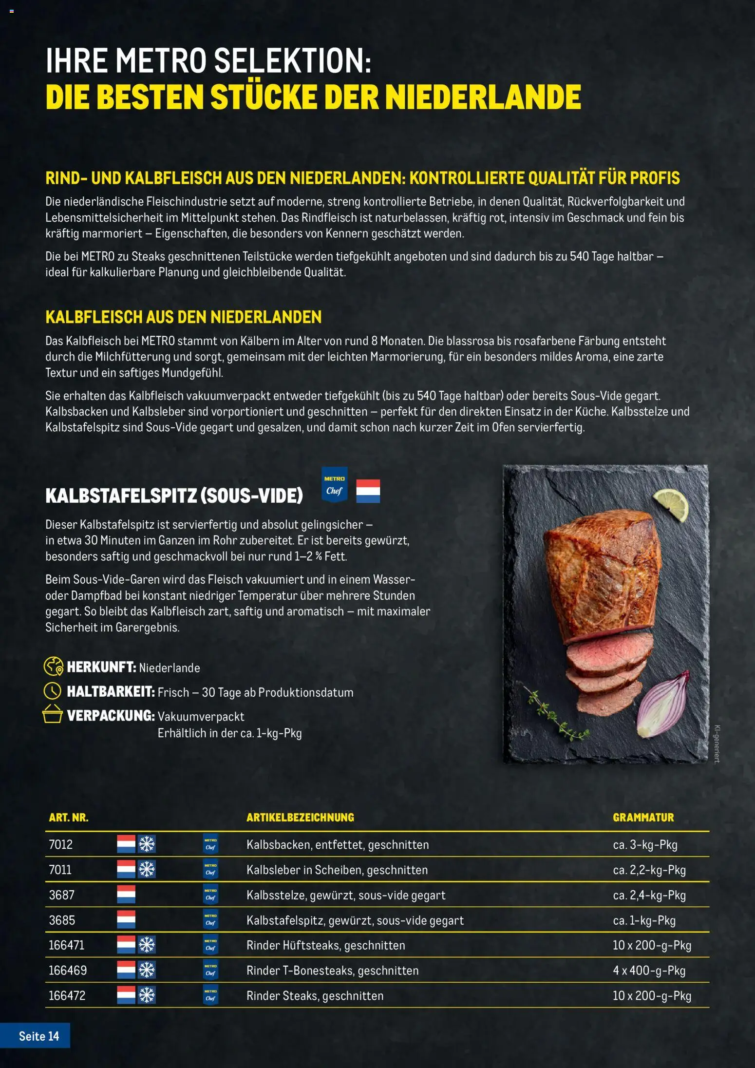 Metro Fleischkatalog gültig ab 20.02.2026 | Seite: 14