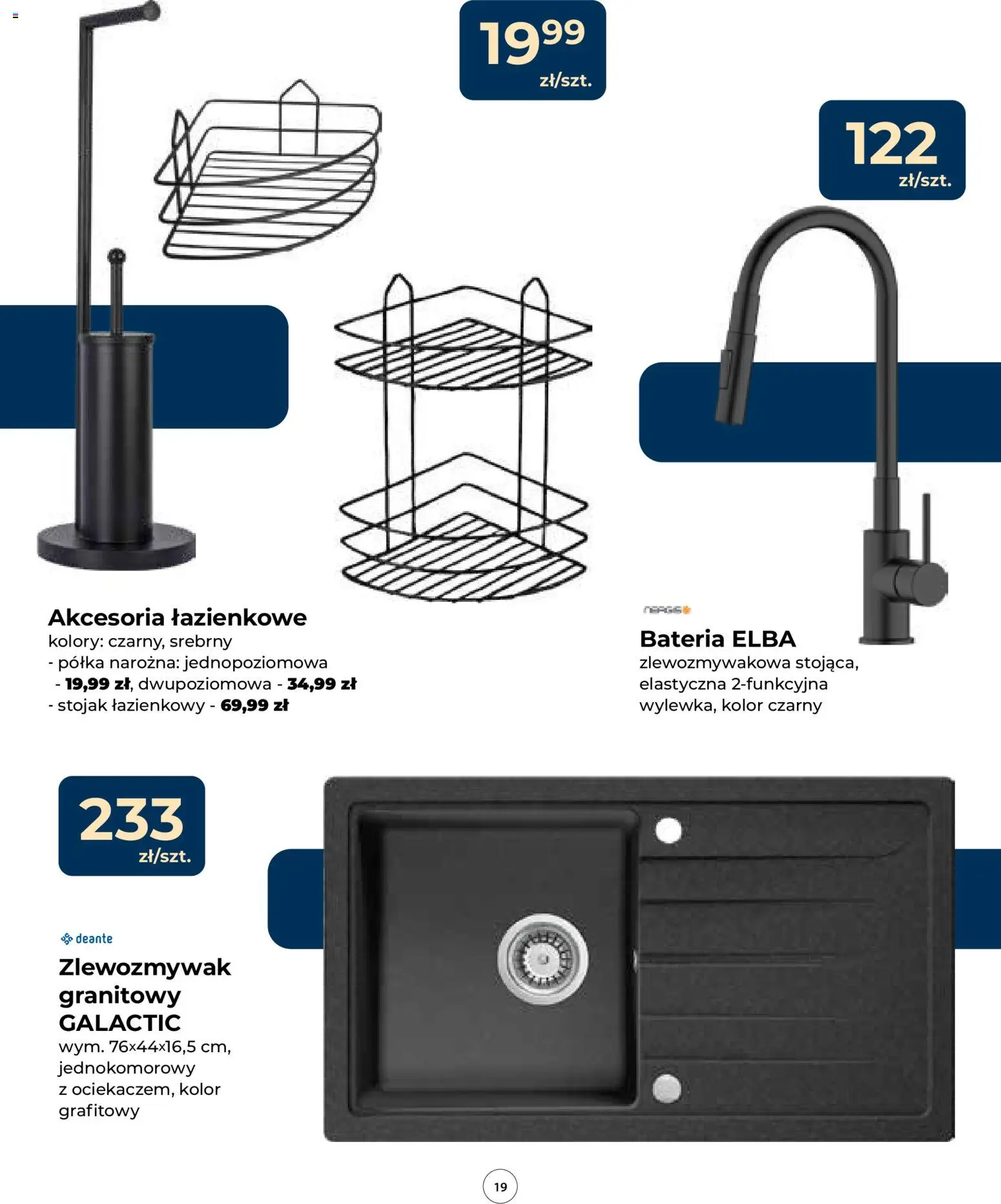 Mrówka Gazetka - Kielce od 15.01.2026 | Strona: 19 | Produkty: Półka, Bateria