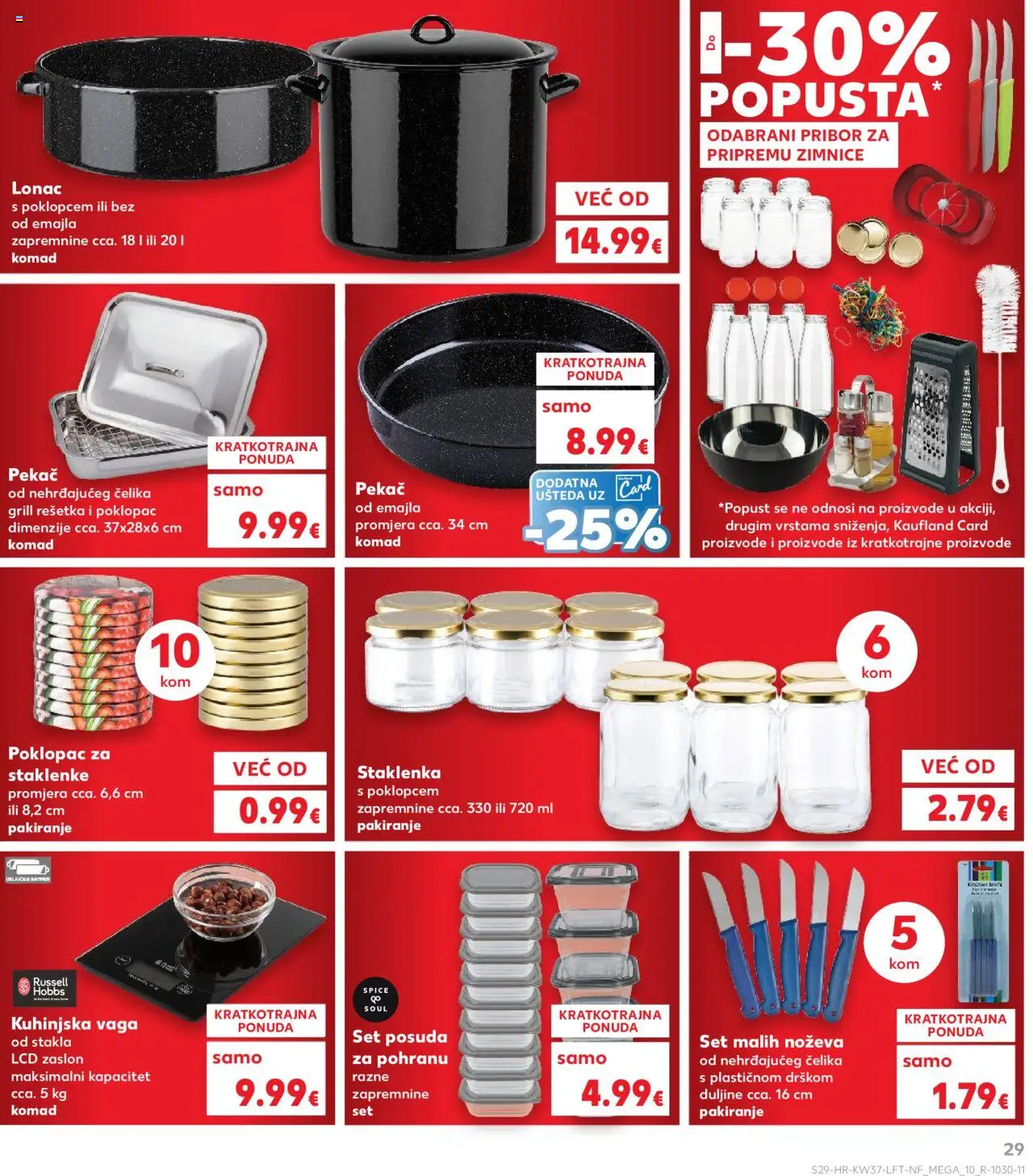 Kaufland katalog | vrijedi od 10.09.2025 | Stranica: 29 | Proizvodi: Staklenke, Pan, Lonac, Vaga
