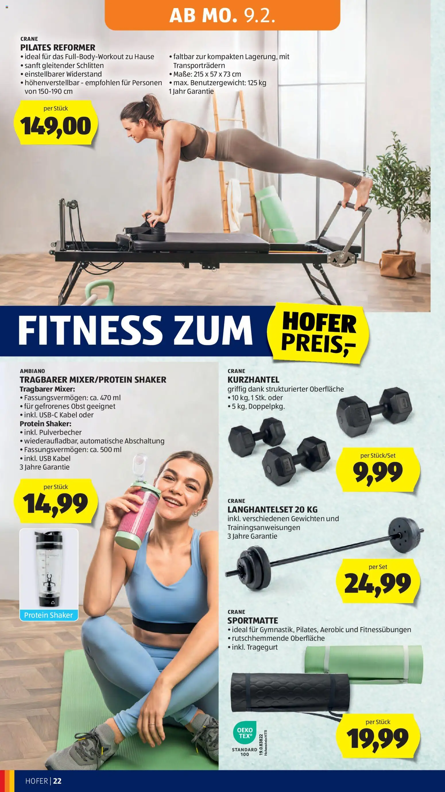 Hofer AT akciós ujság - amely érvényes a következő dátumtól: 06.02.2026 | Oldal: 26 | Termékek: Kábel, USB, Protein