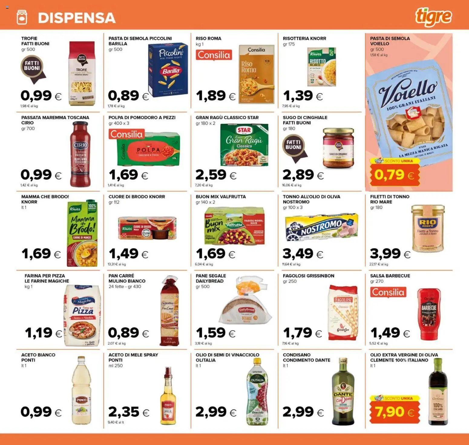Volantino Tigre del 06.01.2026 | Pagina: 9 | Prodotti: Pane, Manzo, Pasta, Tonno