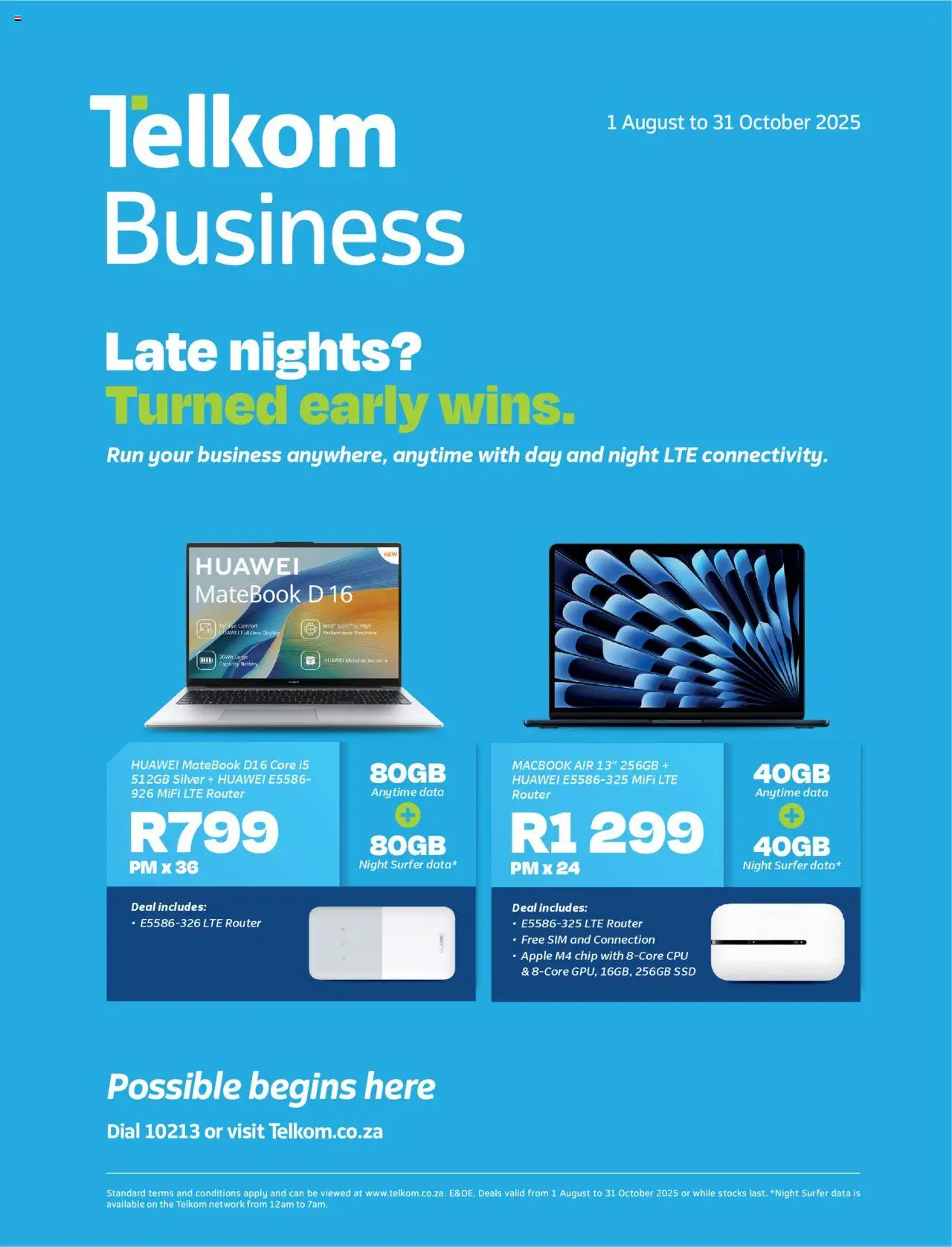 New Telkom catalogue – valid from 01.08.2025 | Page: 16 | Products: Data, Sim, Router