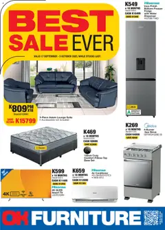 OK Furniture specials catalogue – valid from 17.09.2025