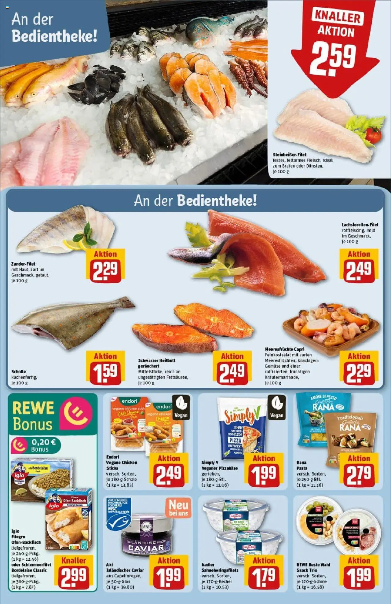 Rewe prospekt Zell Unter Aichelberg	 – gültig ab 06.10.2025 | Seite: 12 | Produkte: Iglo, Gemüse, Meeresfrüchte, Pizza