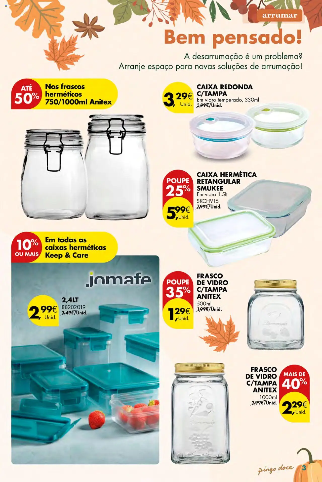 Pingo Doce - De Bazar Outono Açores │ válido de 16.10.2025 | Página: 3 | Produtos: Caixa