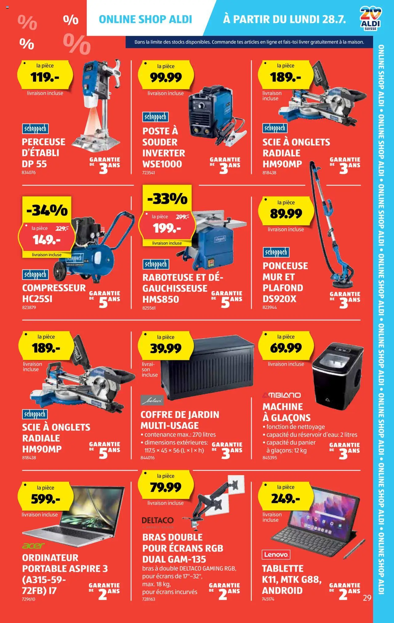 Aldi Prospectus ab 24.07.2025 | Seite: 30 | Produkte: Tablette, Lenovo