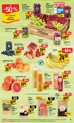 Náhled letáku Albert leták - Hypermarket od 25.03.2026 | Strana: 17 | Produkty: Švestky, Ořechy, Borůvky, Hrozny