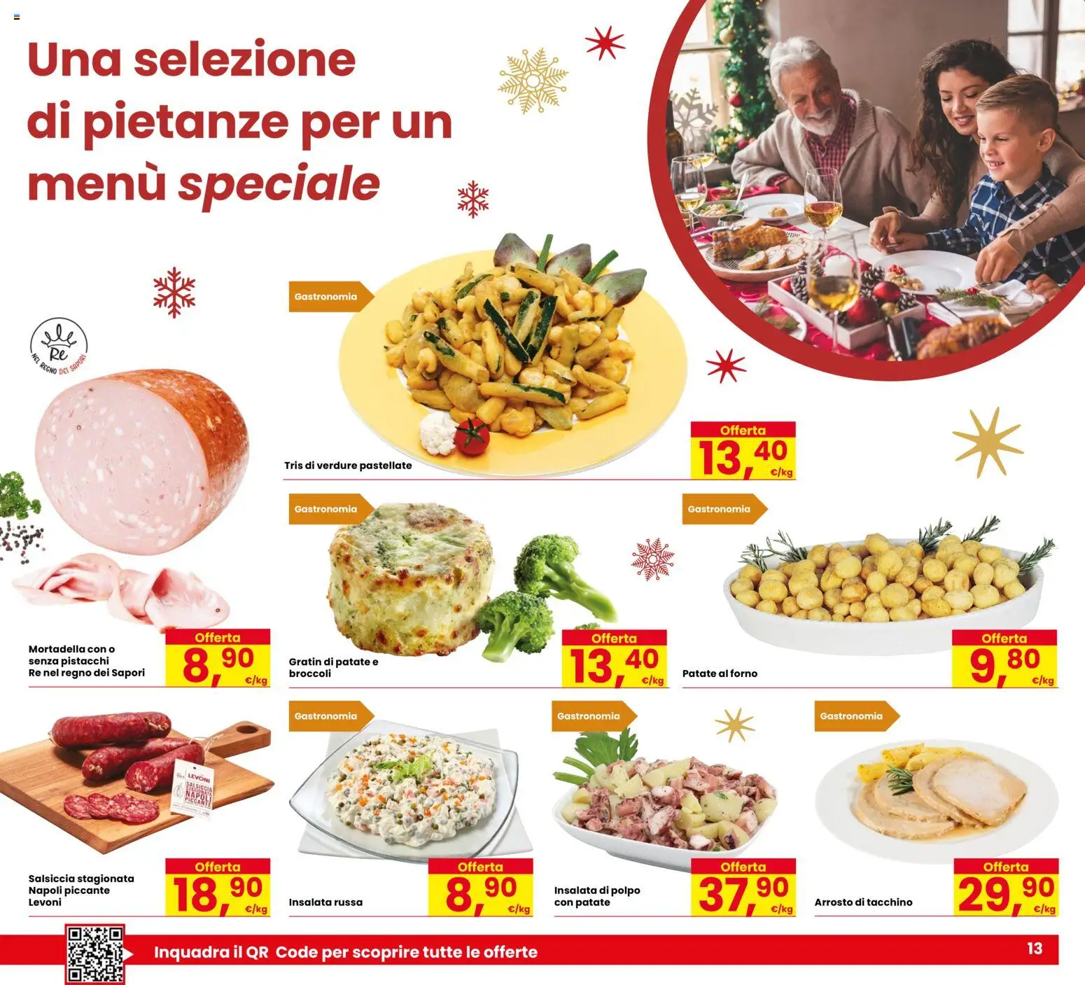 Volantino Despar del 04.12.2025 | Pagina: 13 | Prodotti: Patate, Polpo, Tacchino, Pistacchi