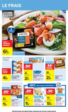 Carrefour - Prévisualisation de Carrefour catalogue valide à partir de 14.04.2026 | Page: 32 | Produits: Chorizo, Pizza surgelée, Four, Saumon fumé