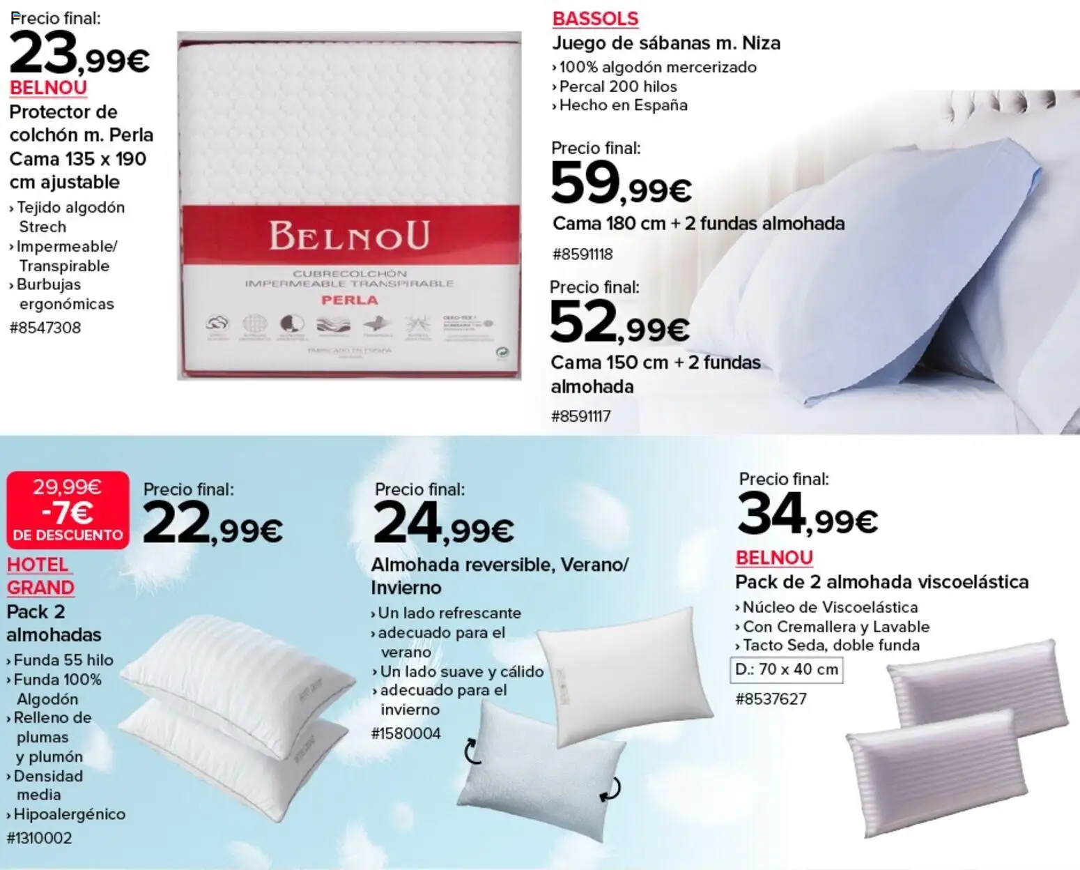 Costco catálogo │ válido desde el 02.03.2026 | Página: 2 | Productos: Juego de sábanas, Colchon, Funda, Cama