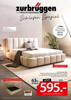 Zurbrüggen Schlafen Spezial ab 18.12.2025 gültig