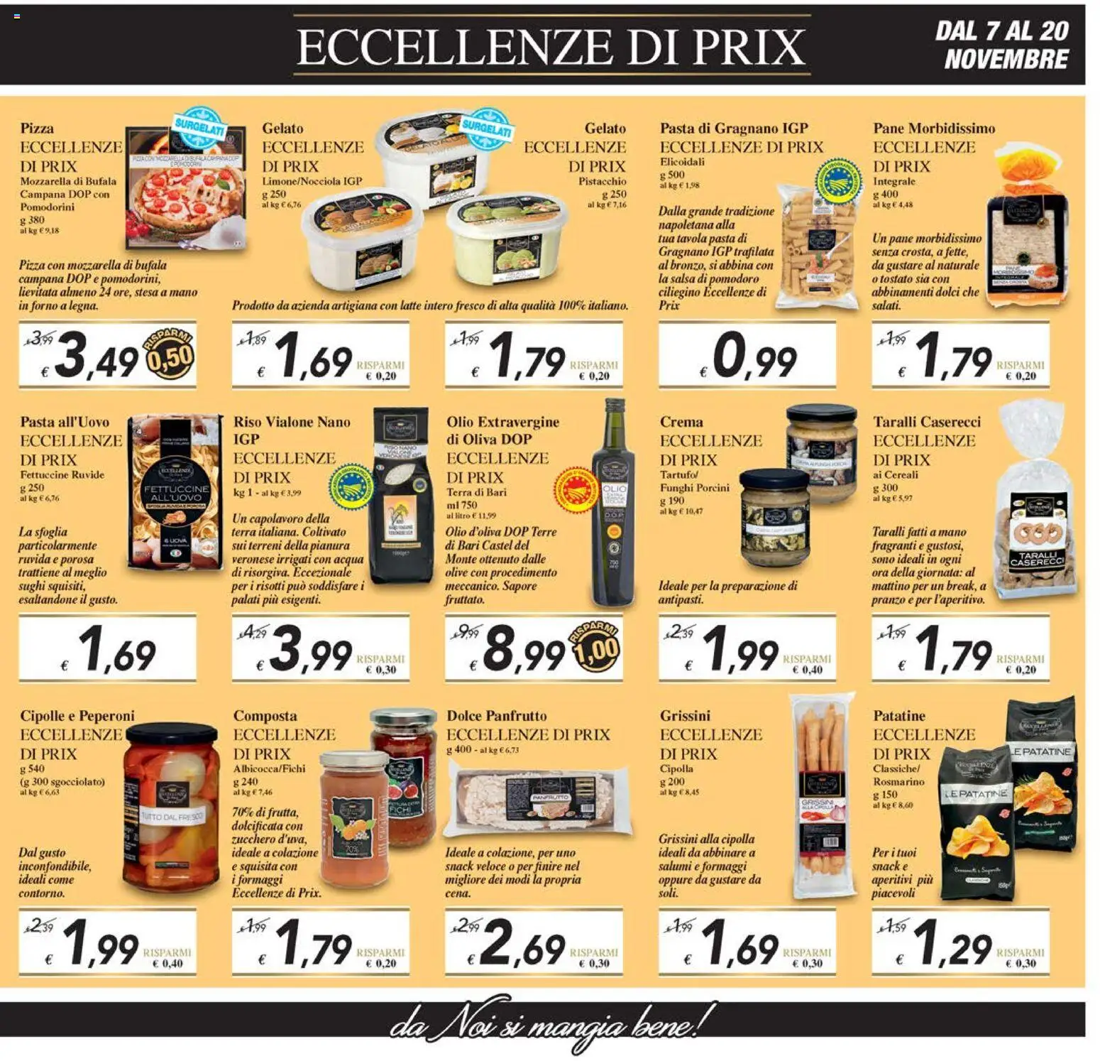 Volantino Prix del 07.11.2025 | Pagina: 9 | Prodotti: Pizza, Salsa, Pomodoro, Forno