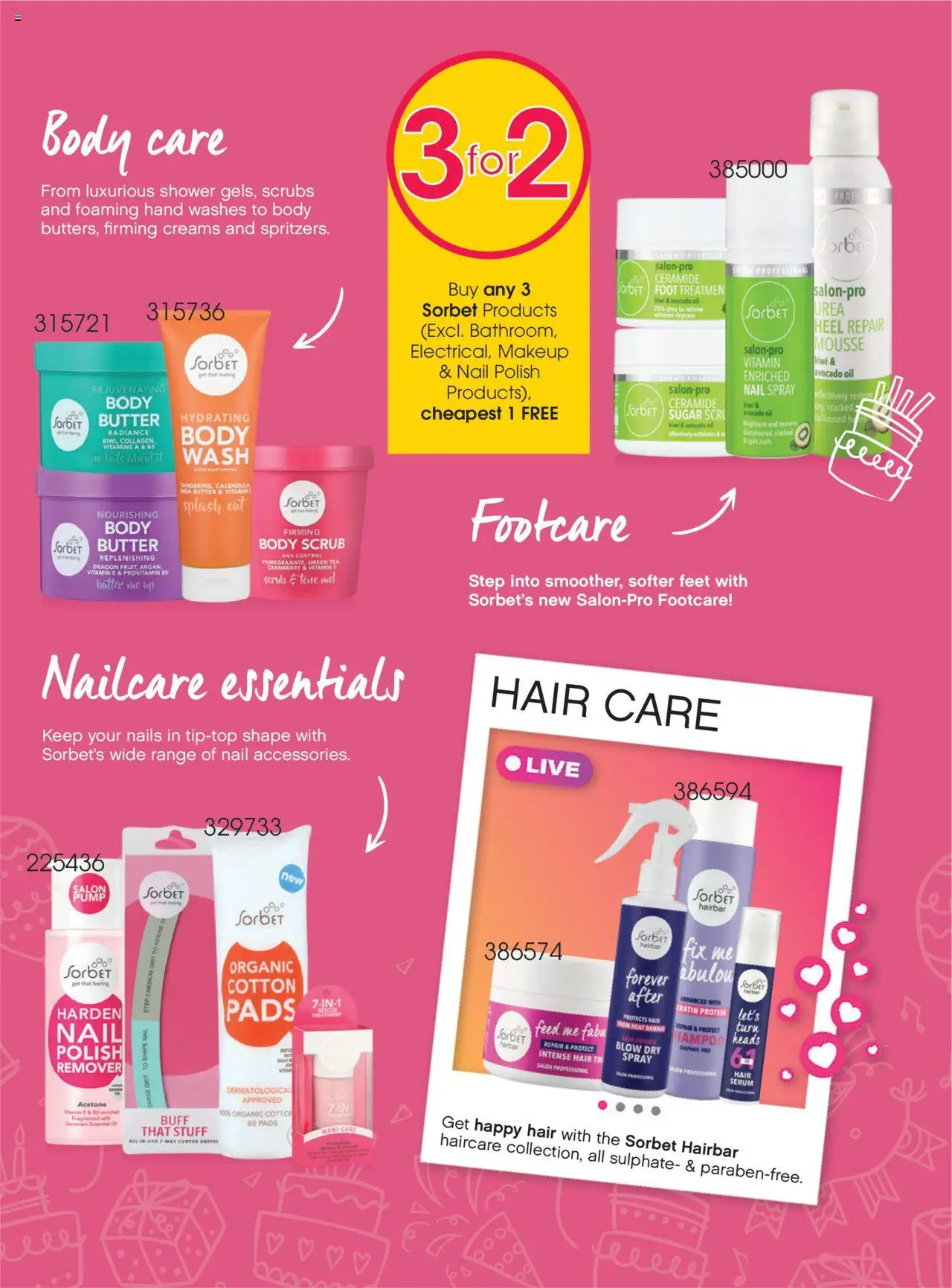 New Clicks catalogue – valid from 23.09.2025 | Page: 17 | Products: Serum, Pads, Butter, Nail polish
