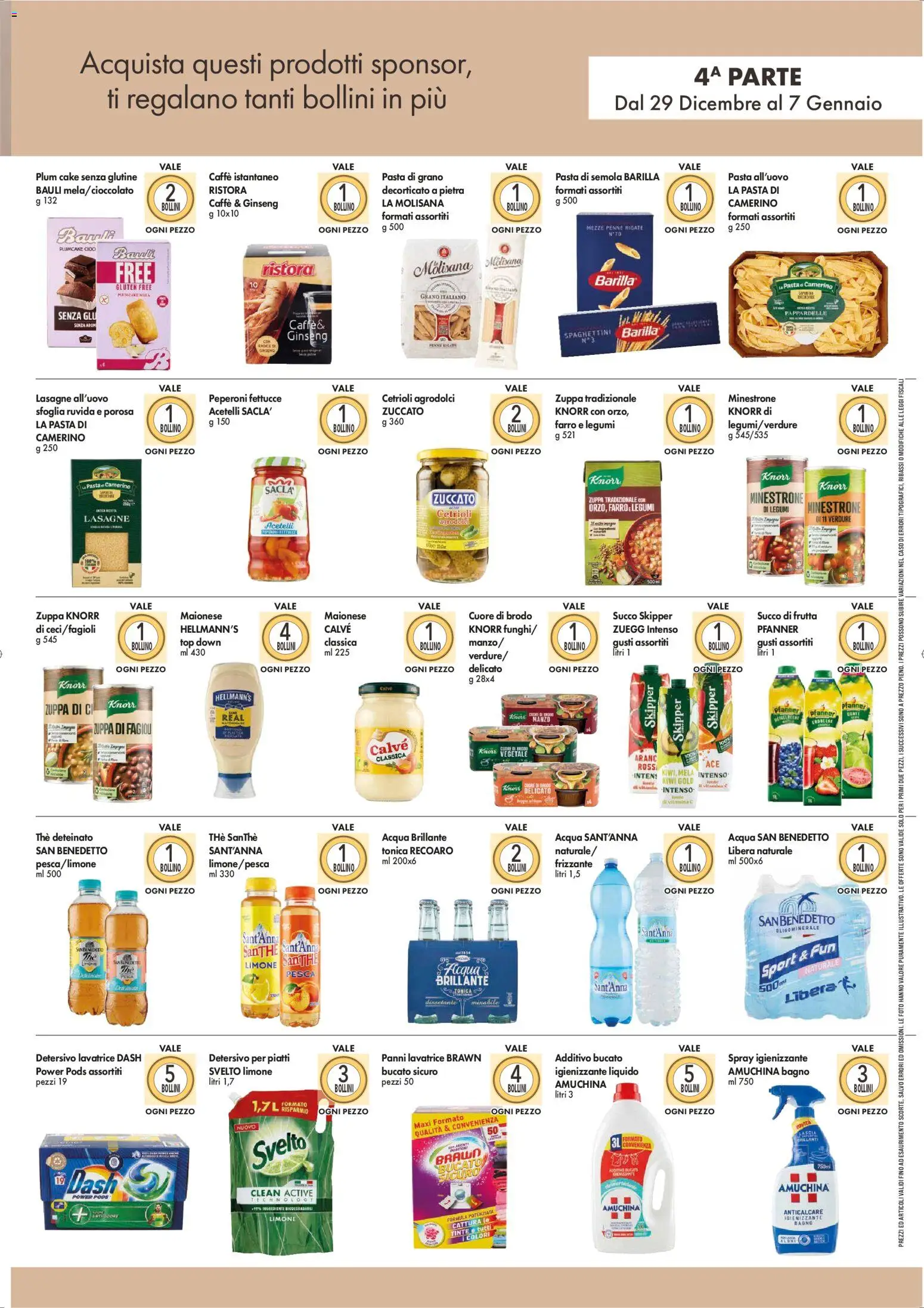 Volantino Galassia del 29.12.2025 | Pagina: 4 | Prodotti: Anticalcare, Verdure, Limone, Bagno
