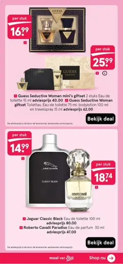 Roberto Cavalli Paradiso Eau de parfum 30 ml, Eau de parfum 30 ml - Voorbeeld van een folder van Etos, geldig van 16.02.2026 | Pagina: 34 | Producten: Ginkgo biloba, Parfum, Eau de toilette
