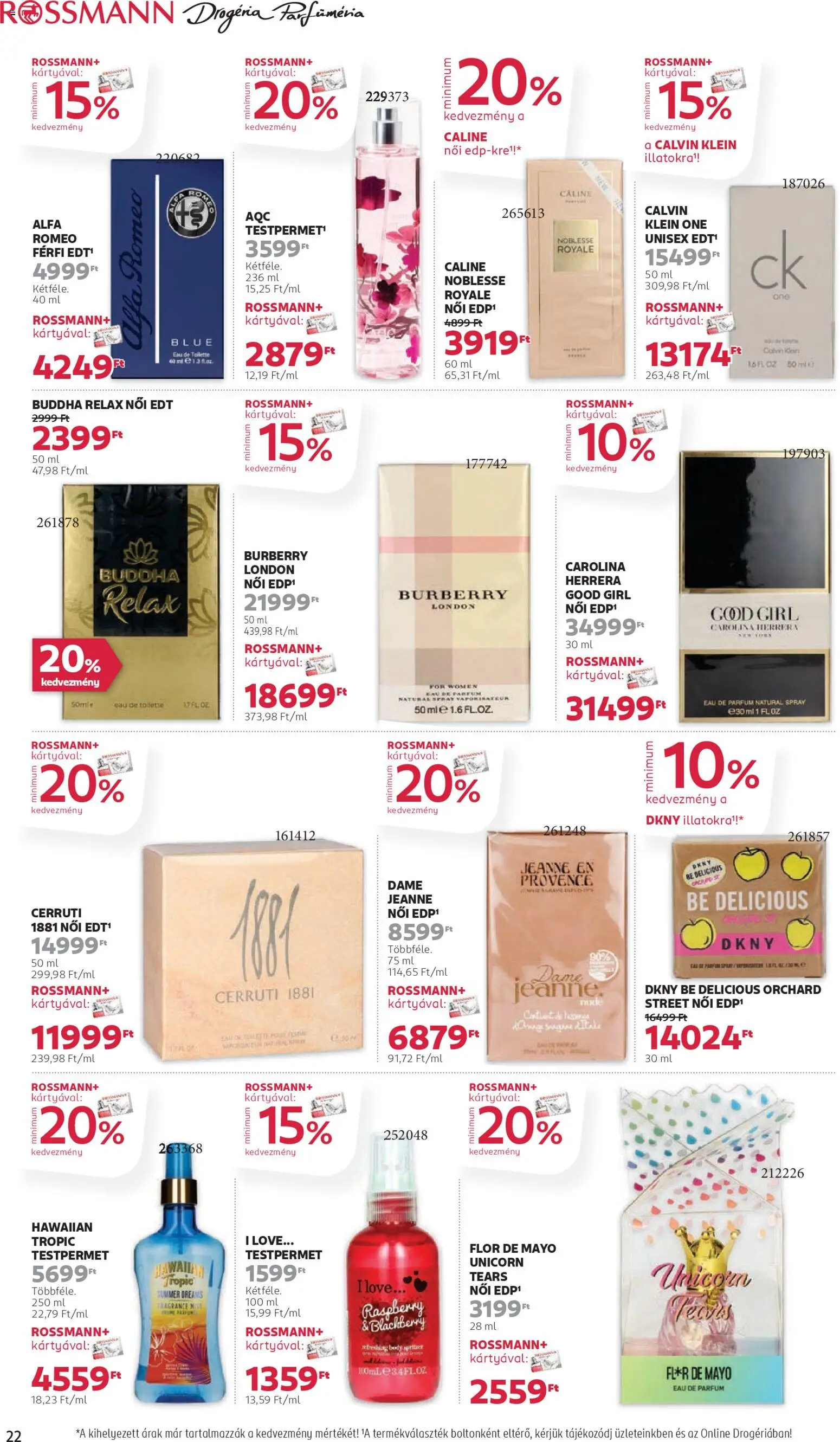 Rossmann akciós ujság - amely érvényes a következő dátumtól: 03.11.2025 | Oldal: 24 | Termékek: Testpermet, Body, Parfüm