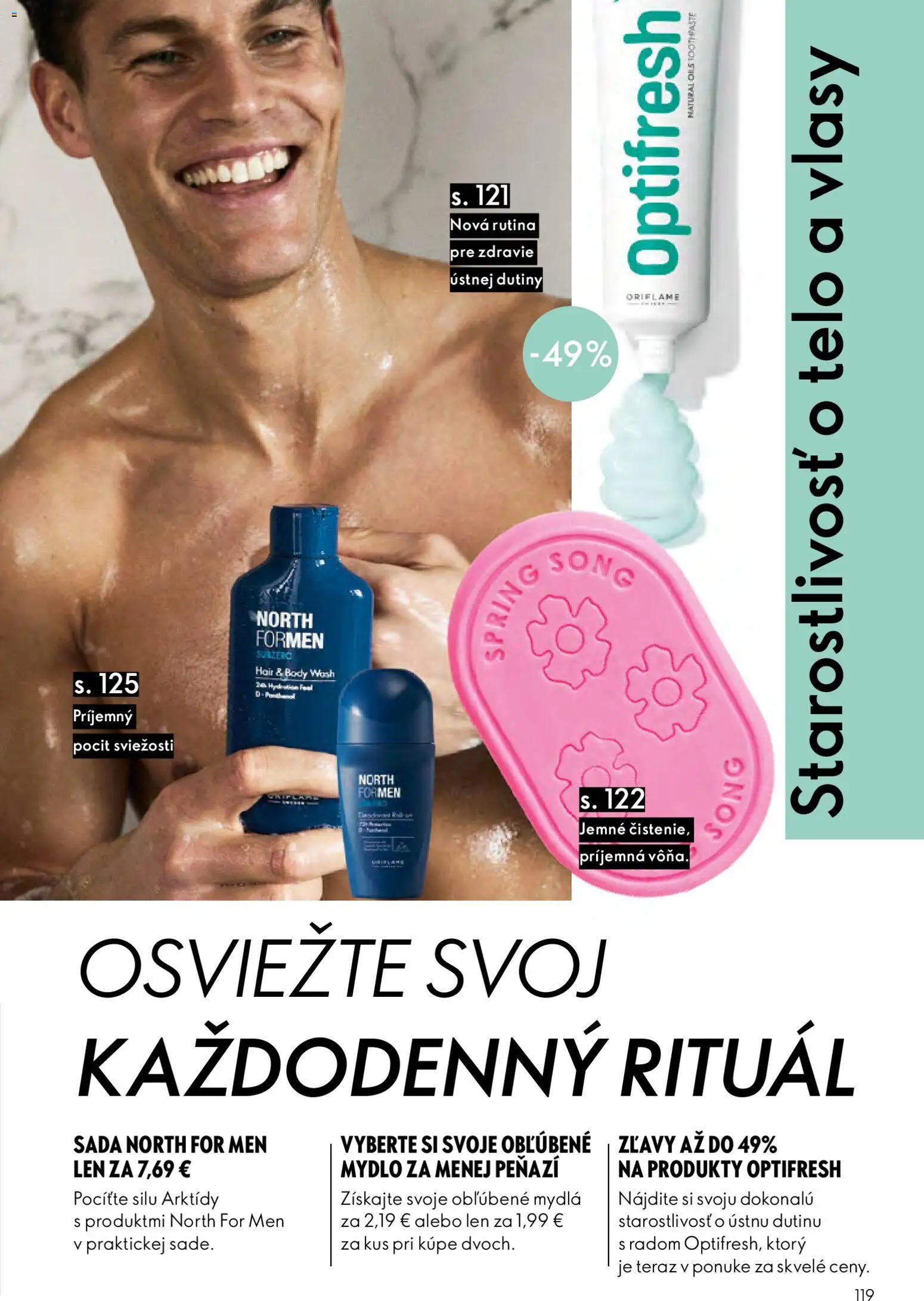 Nové Oriflame akcie – leták je platný od 15.04.2026 | Strana: 119 | Produkty: Mydlo