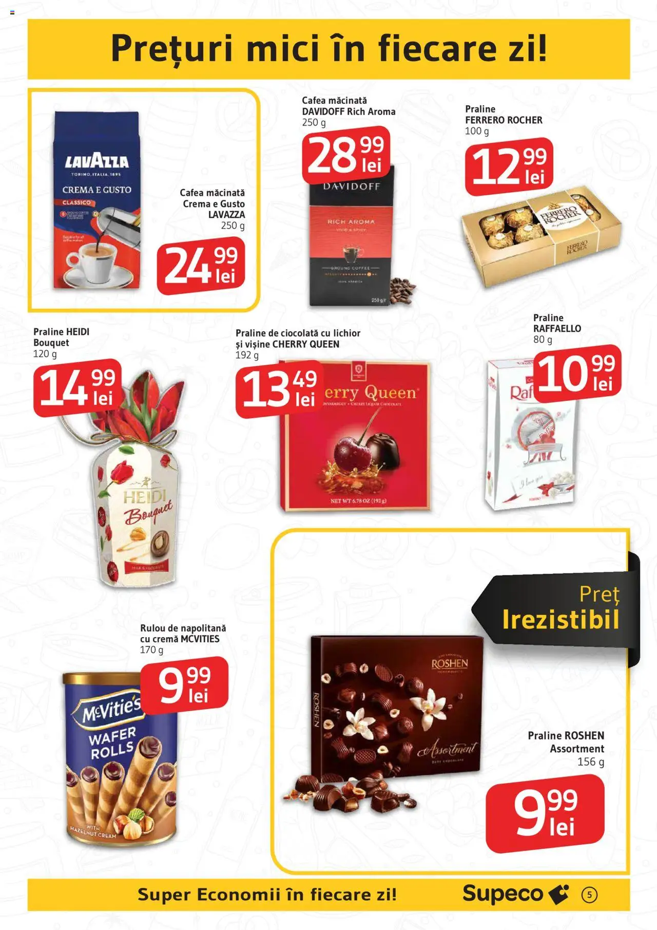Catalog Supeco – valabil de la 21.08.2025 | Pagină: 5 | Produse: Cremă, Cafea, Soda, Ciocolată