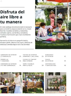 Vista previa Catálogo IKEA Muebles de exterior válido desde el 17.12.2025 | Página: 3 | Productos: Muebles, Galette de chaise, Almacenaje