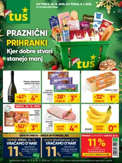 Tuš katalog akcije – veljaven od 23.12.2025