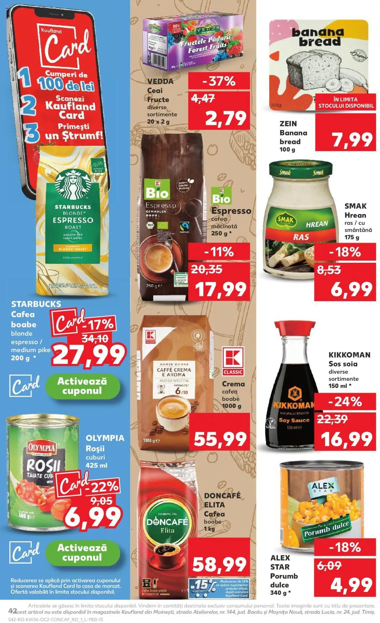 Noul catalog Kaufland – valabil de la 03.09.2025 | Pagină: 42 | Produse: Roșii, Smântână, Porumb, Fructe