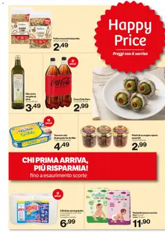 Volantino IN's del 30.07.2025 | Pagina: 17 | Prodotti: Pannolini, Olio, Coca Cola, Coca Cola Zero