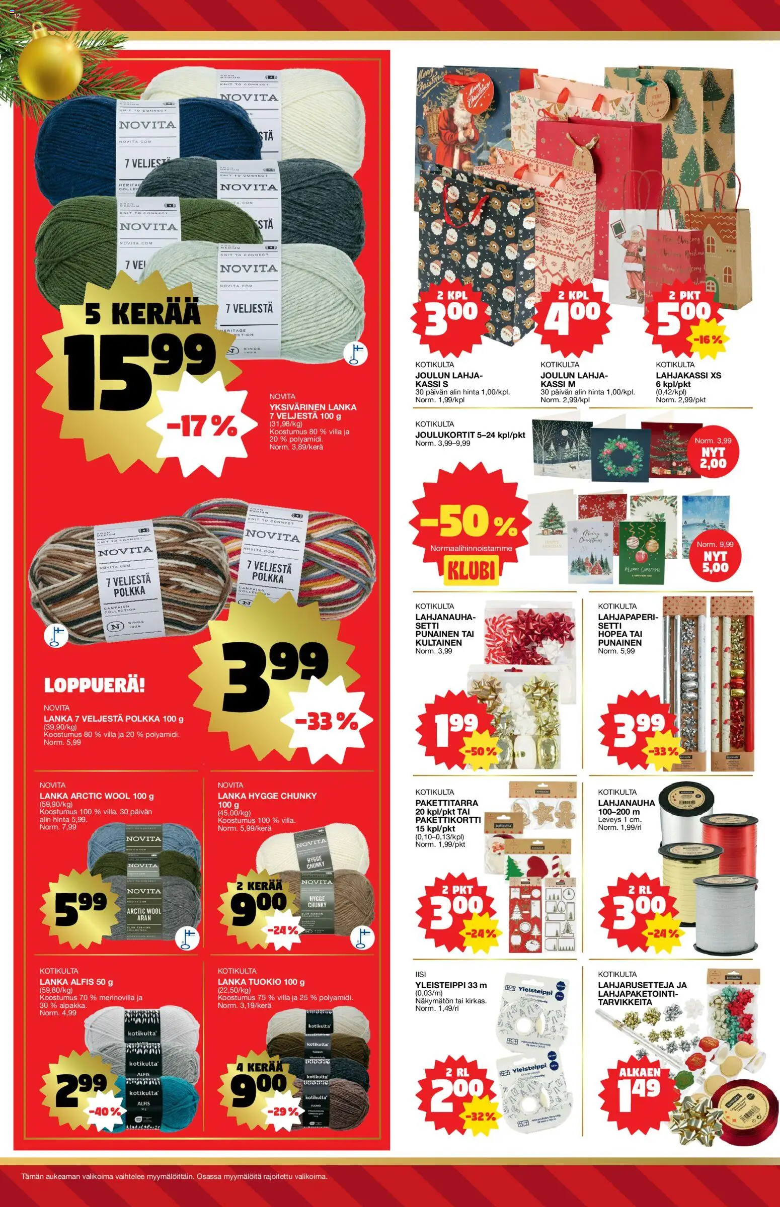 Tokmanni tarjoukset – voimassa 15.12.2025 alkaen | Sivu: 12