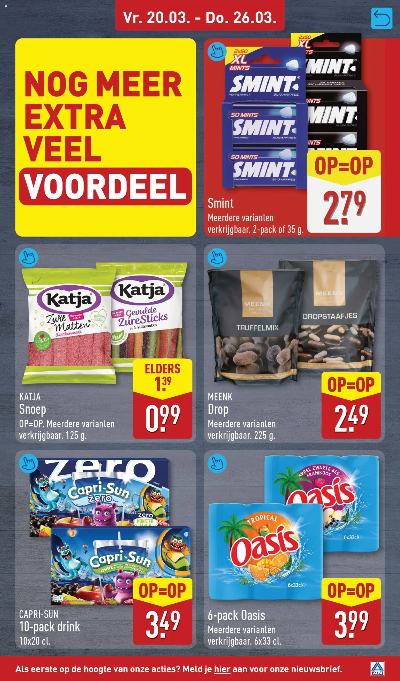 {H1} | Pagina: 49 | Producten: Snoep, Monster, Appel