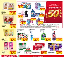 Anteprima del volantino Eurospar volantino valido a partire dal 05.03.2026 | Pagina: 18 | Prodotti: Paté, Detergente, Caschetto, WC