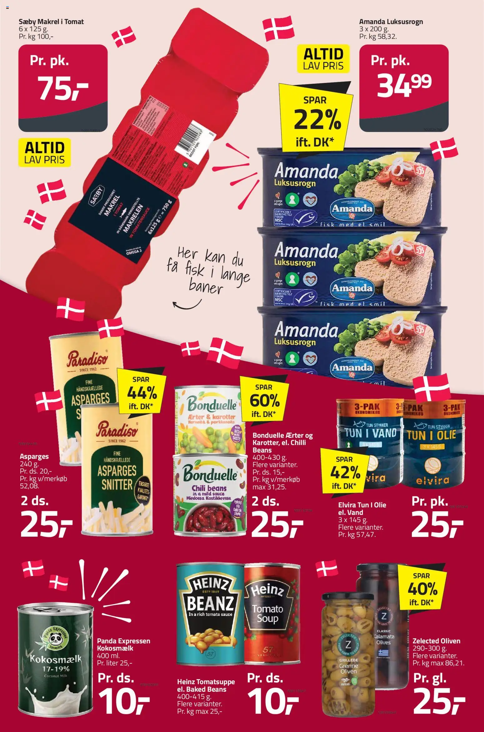 Fleggaard tilbudsavis – gyldig fra 04.03.2026 | Side: 14 | Produkter: Fisk, Kokosmælk, Chilli, Oliven