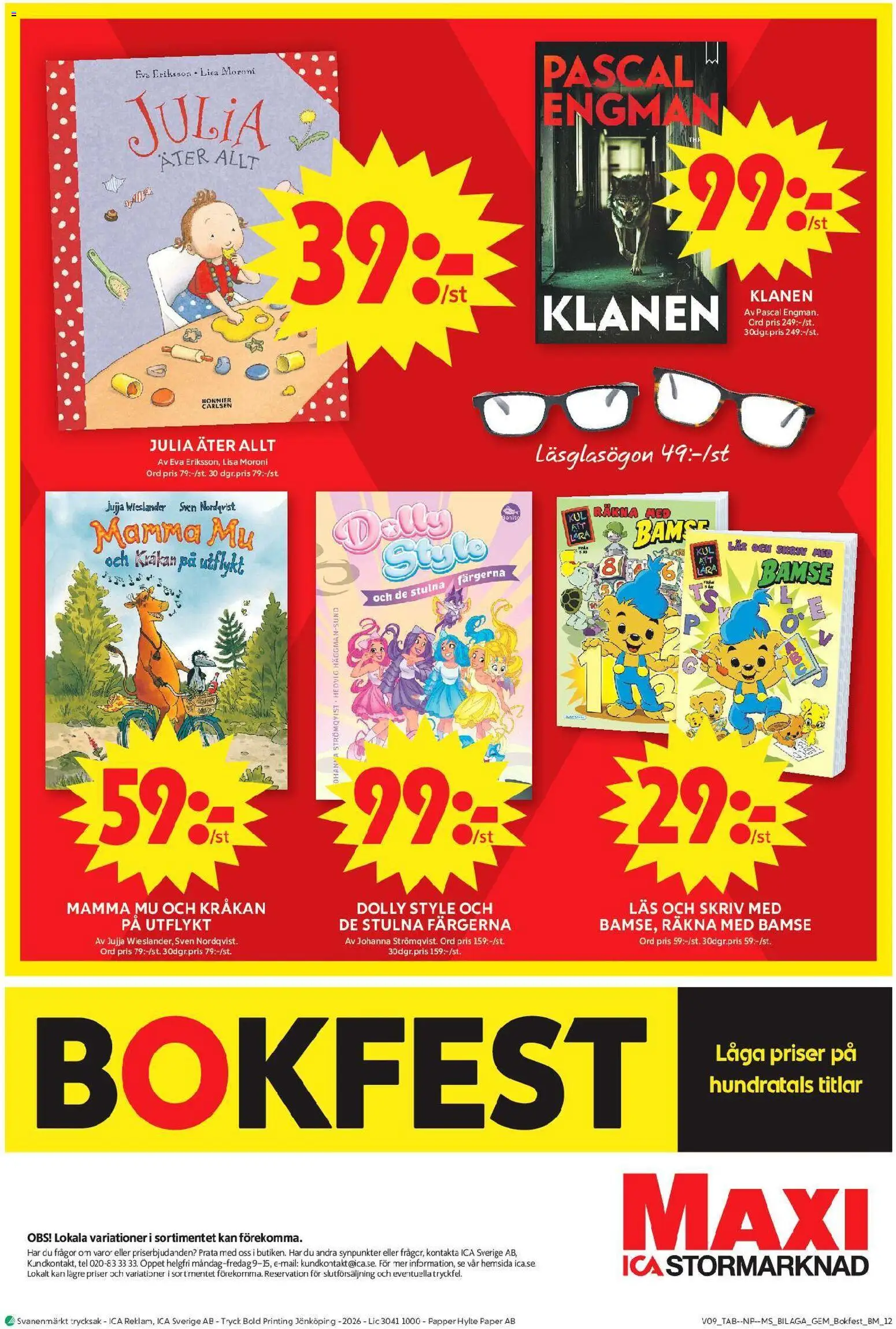 ICA Maxi reklamblad aktuell från 23.02.2026 | Sida: 30 | Produkter: Papper