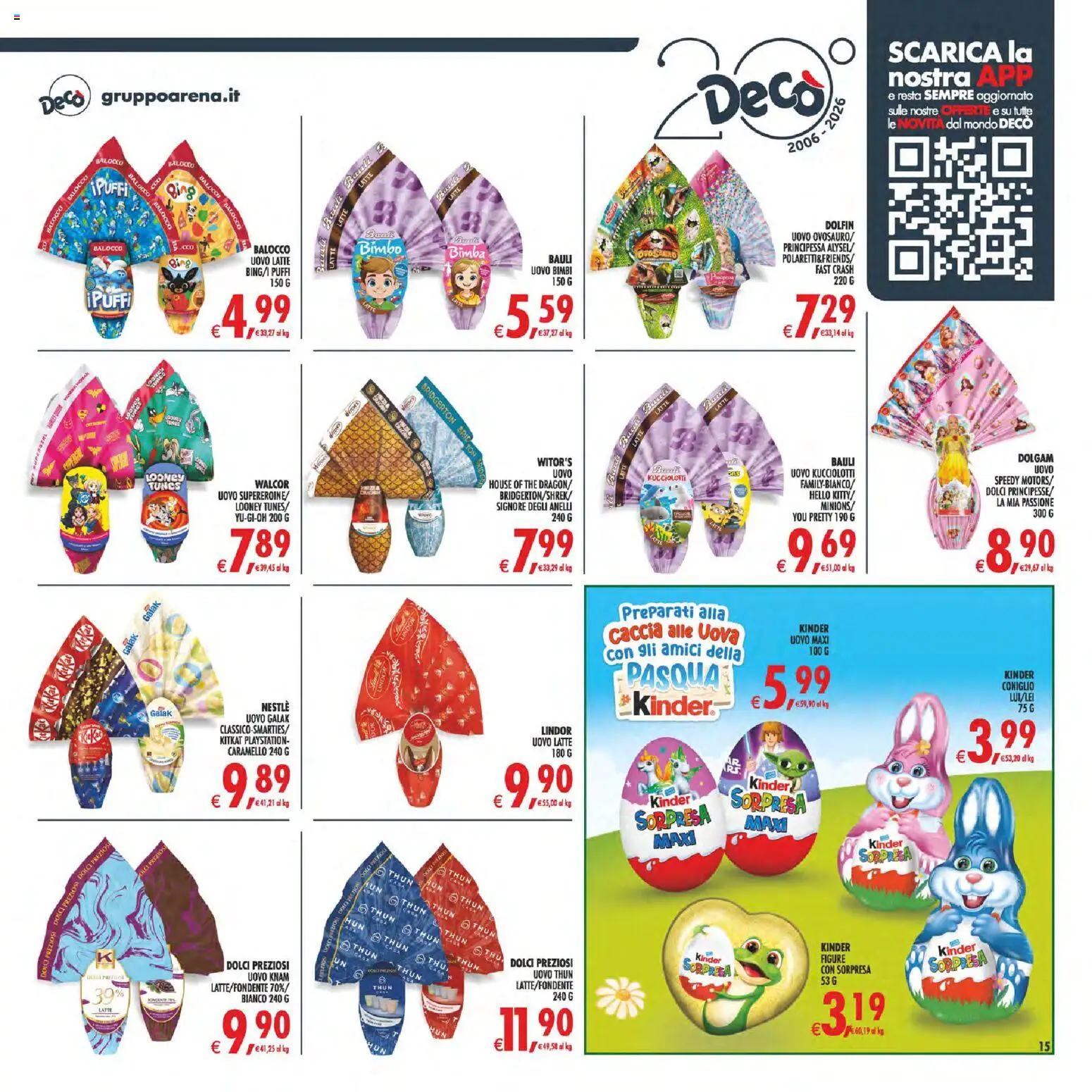 Volantino Decò del 17.03.2026 | Pagina: 16 | Prodotti: Uova, Latte, Polo, Playstation