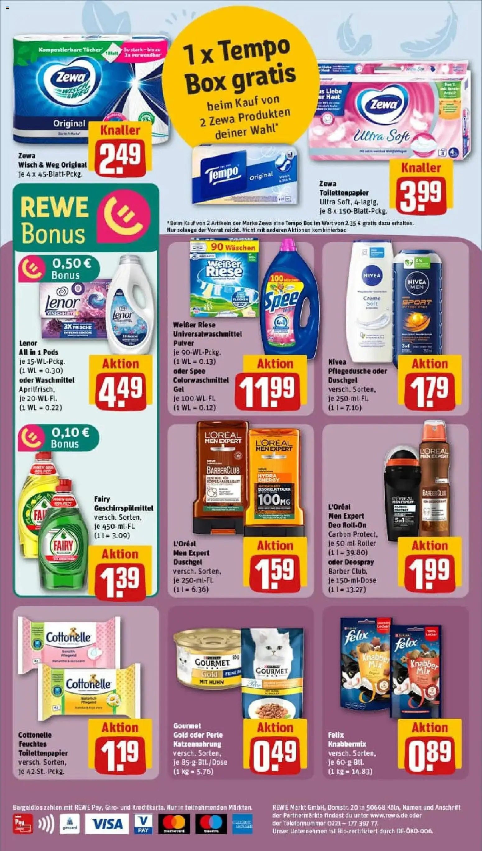 Rewe prospekt Bünde	 – gültig ab 18.01.2026 | Seite: 32 | Produkte: Zewa, Waschmittel, Deo Roll-On, Deospray