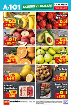 23.04.2026 tarihinden itibaren geçerli olan A101 kataloğu önizlemesi