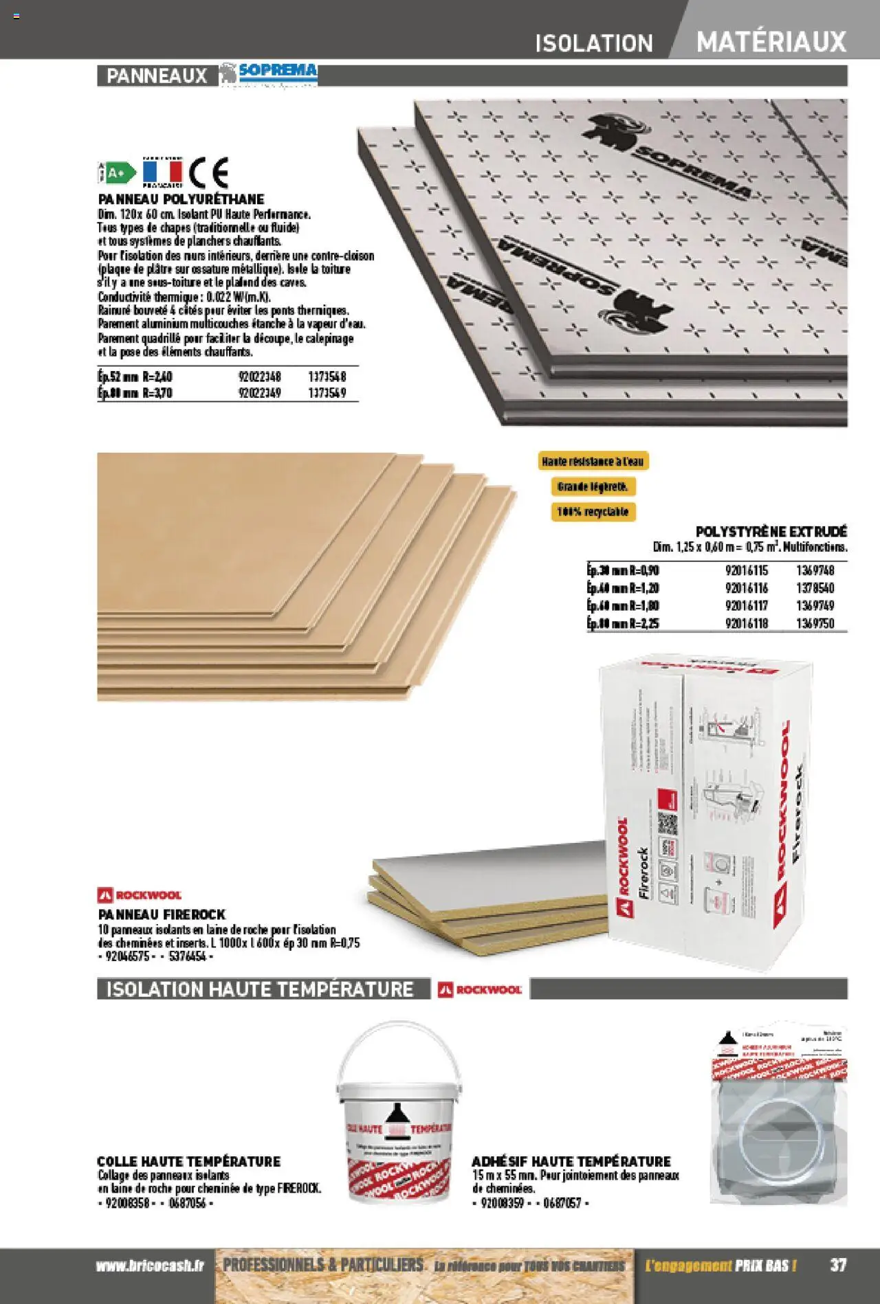 {H1} | Page: 37 | Produits: Plâtre, Colle