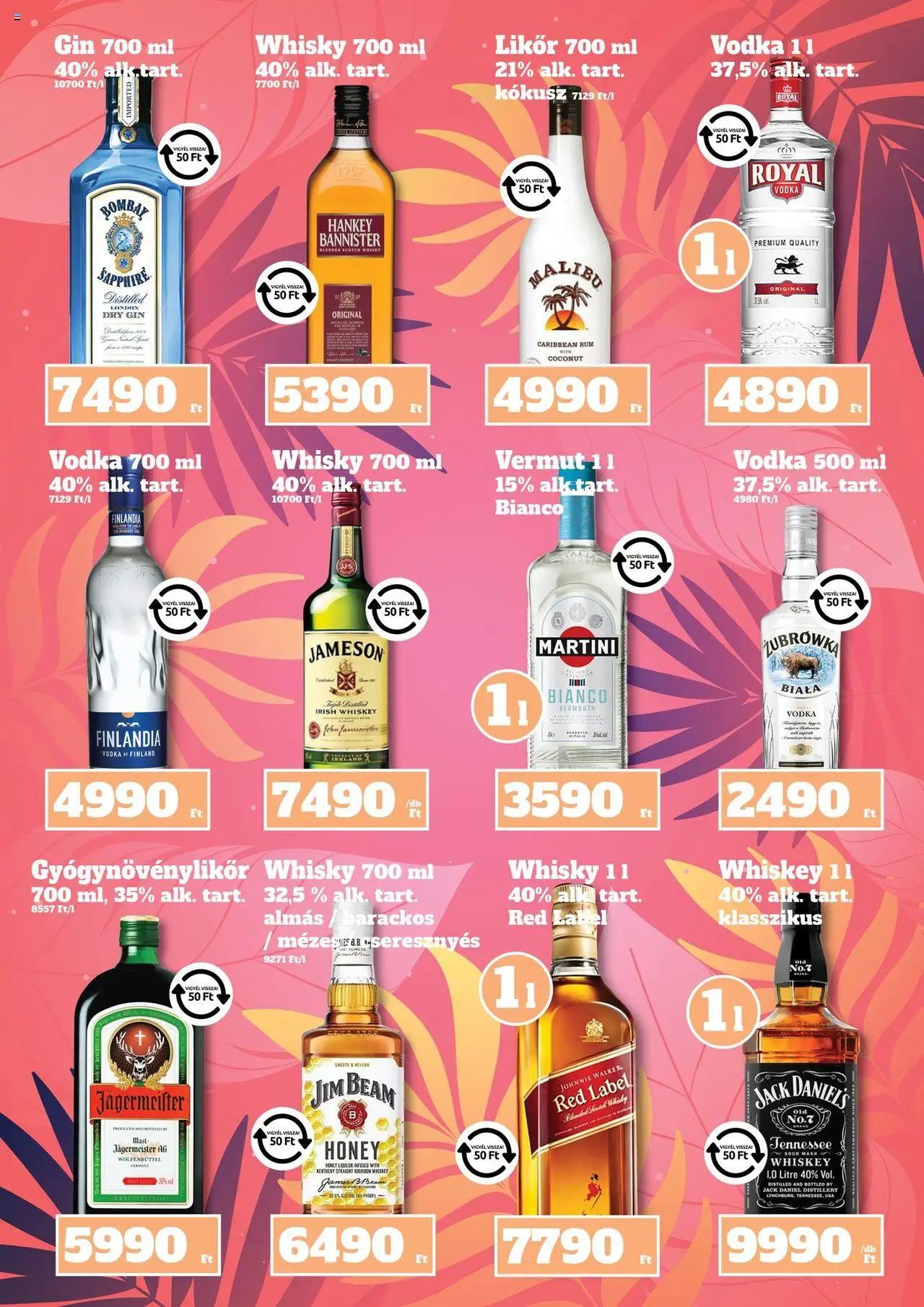 Family Diszkont akciós ujság - amely érvényes a következő dátumtól: 18.09.2025 | Oldal: 22 | Termékek: Gin, Vodka, Whisky, Só