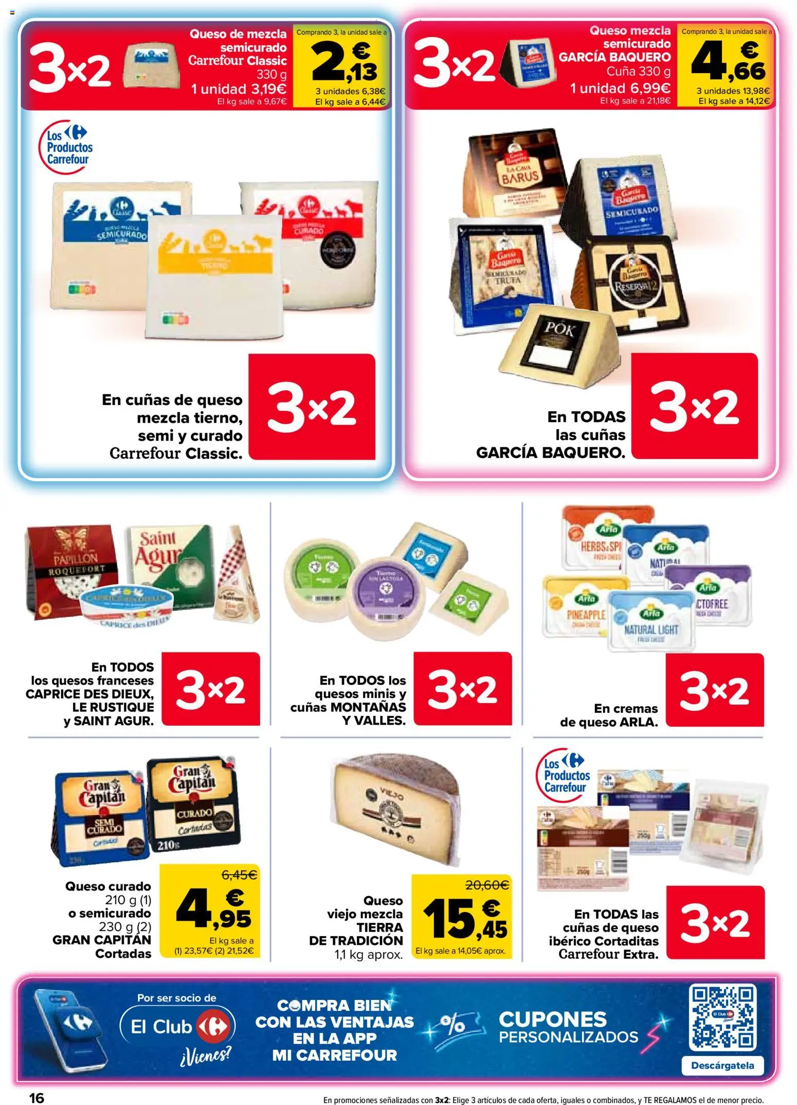 Carrefour folleto │ válido desde el 07.04.2026 | Página: 16 | Productos: Queso, Cuna