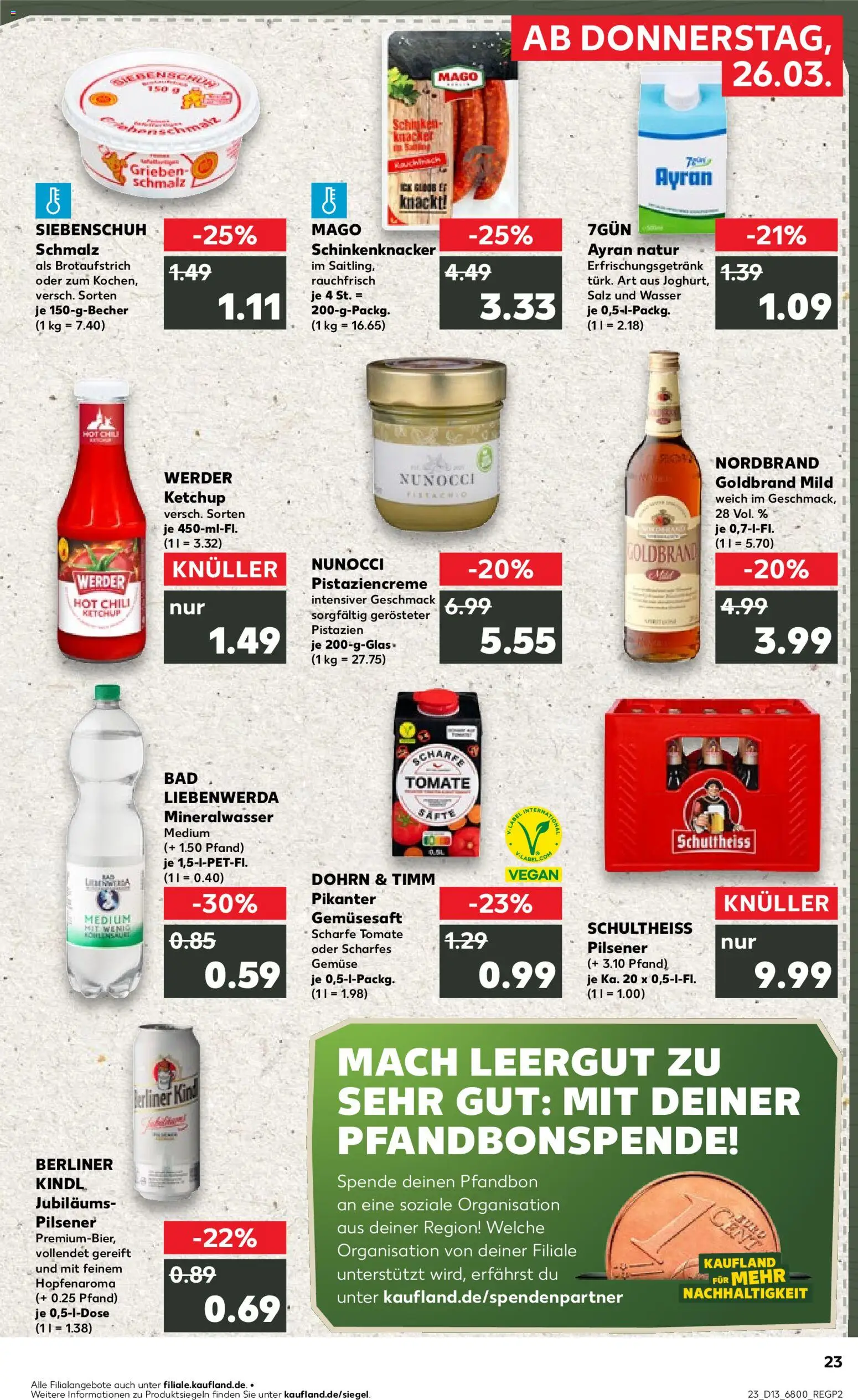Kaufland Prospekt Berlin	 – gültig ab 26.03.2026 | Seite: 23 | Produkte: Bad, Gemüse, Salz, Schinken