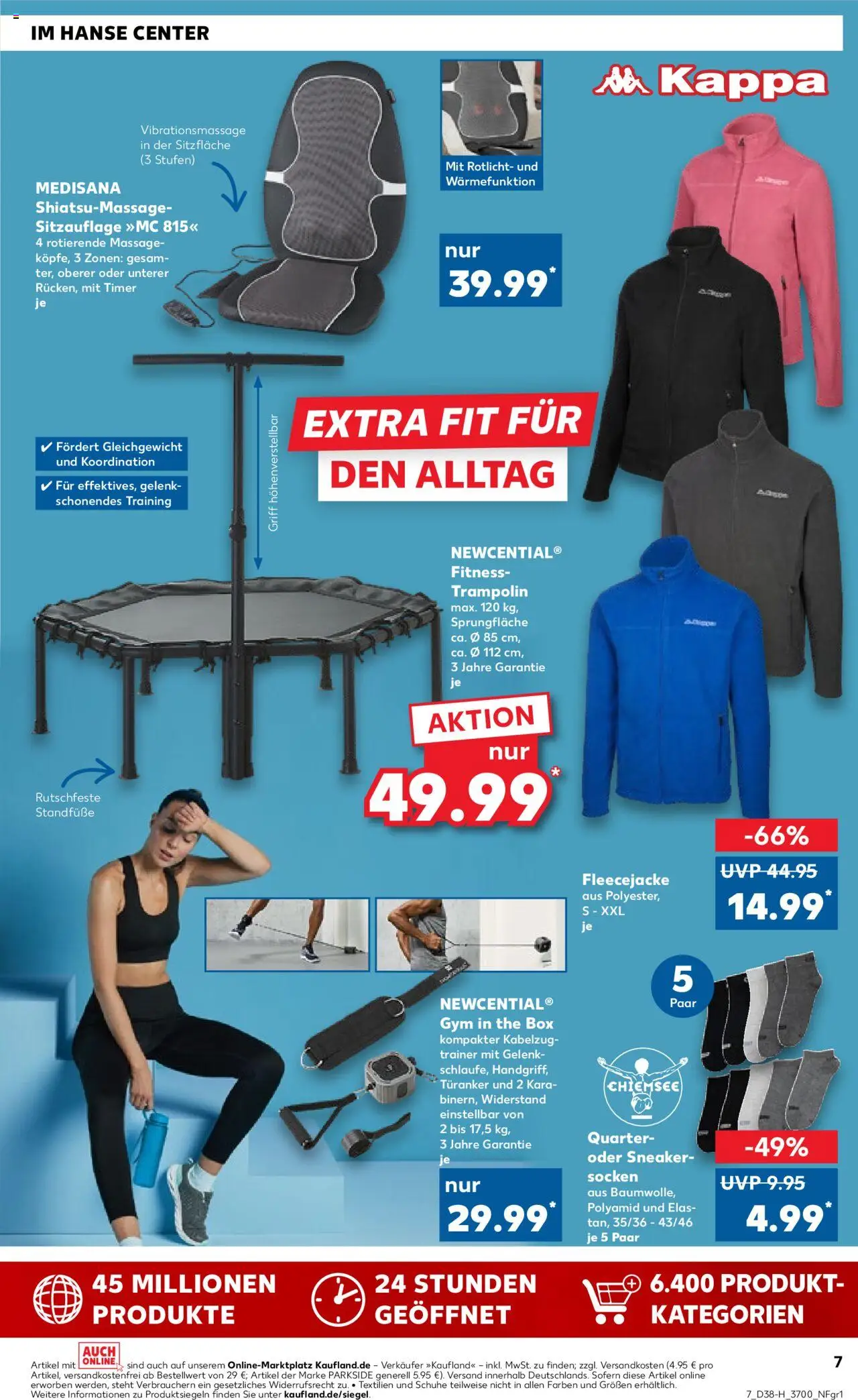 Kaufland prospekt Rostock	 – gültig ab 18.09.2025 | Seite: 7 | Produkte: Box, Trampoline, Socken