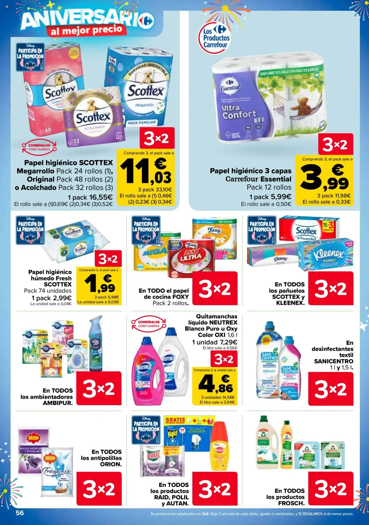 Carrefour folleto │ válido desde el 25.09.2025 | Página: 60 | Productos: Quitamanchas, Papel higienico, Té, Cocina