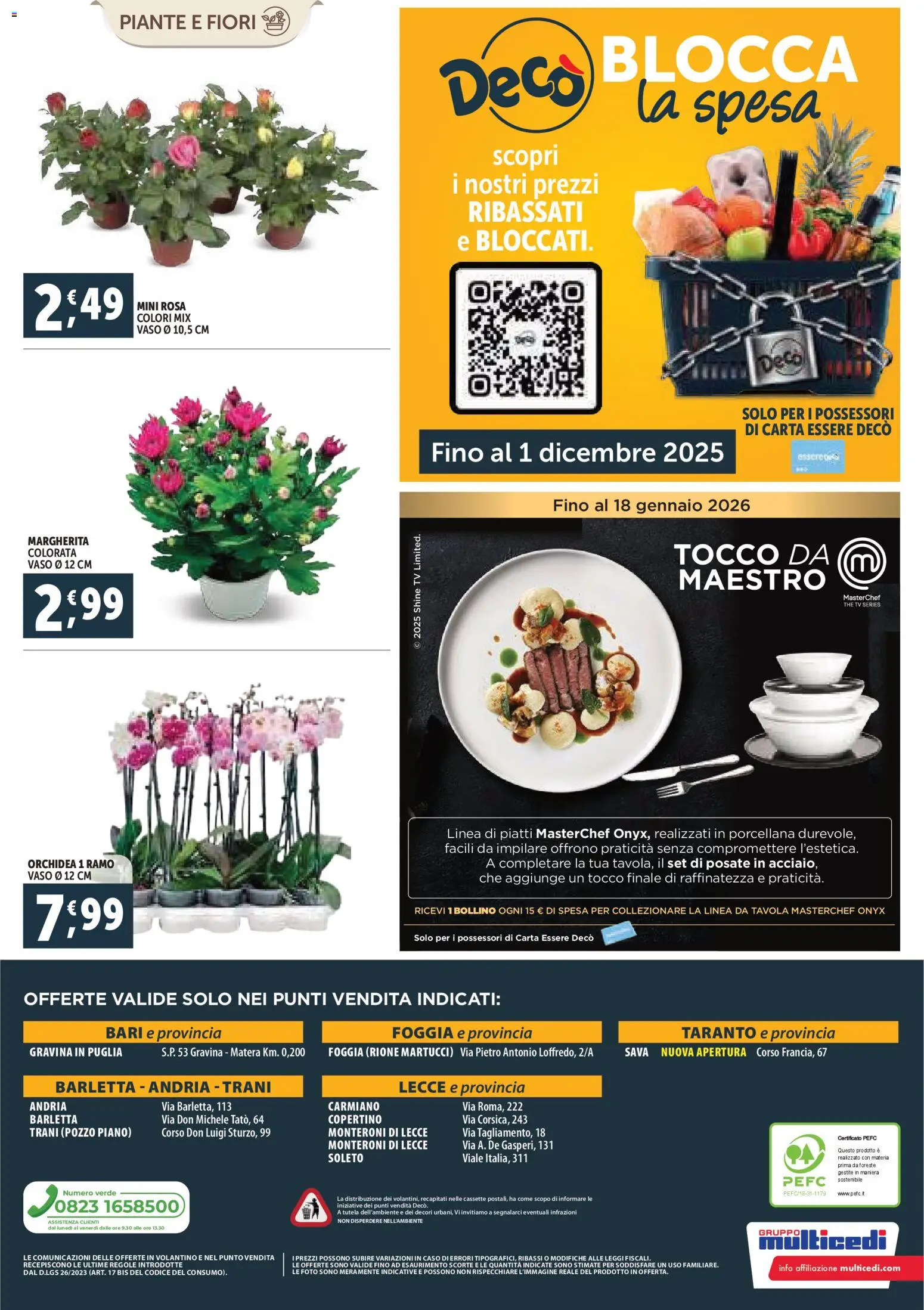 Volantino Decò del 07.11.2025 | Pagina: 20 | Prodotti: Posate, The, TV, Vaso
