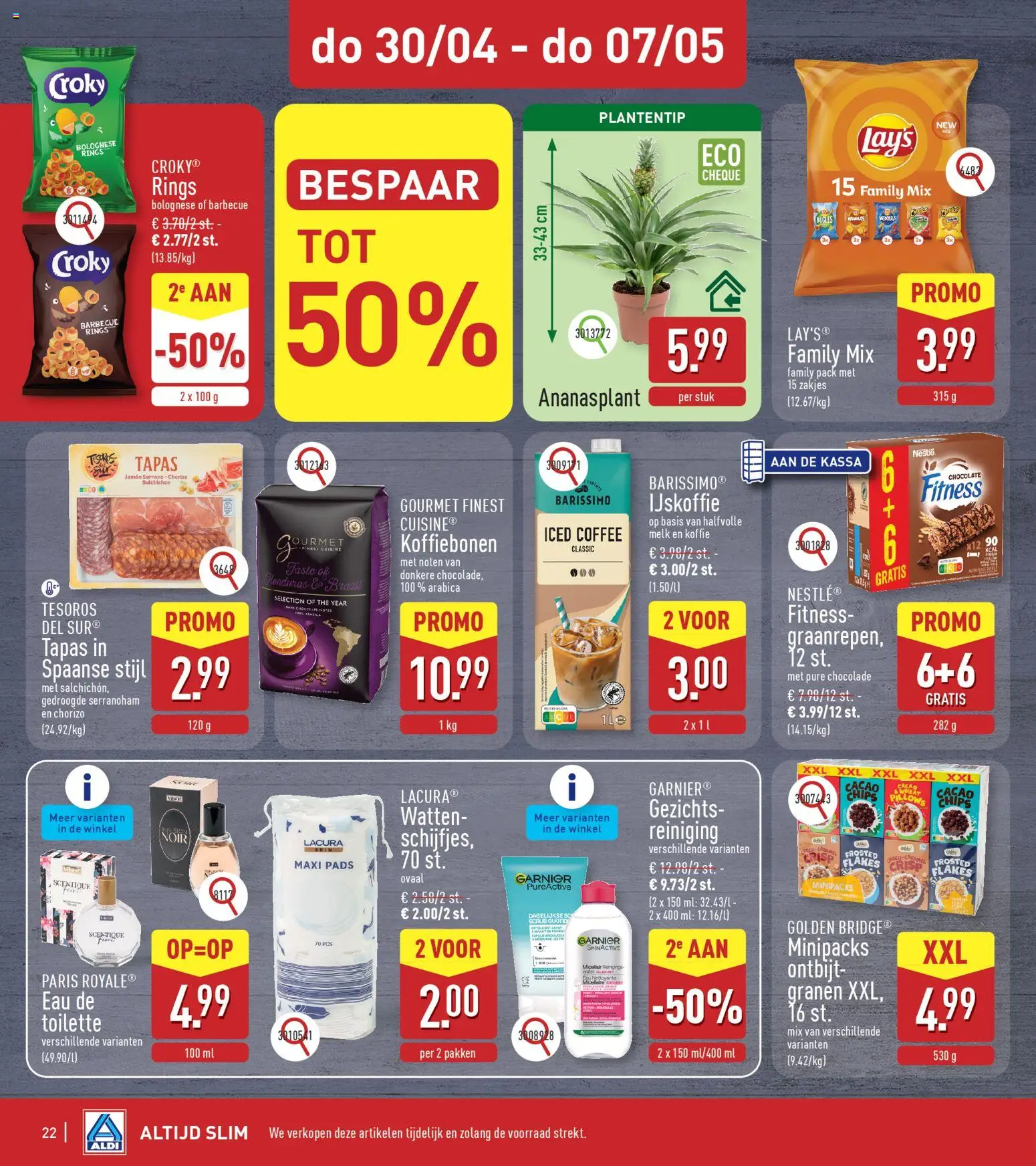 {H1} | Pagina: 22 | Producten: Granen, Chorizo, Koffiebonen, Chocolade