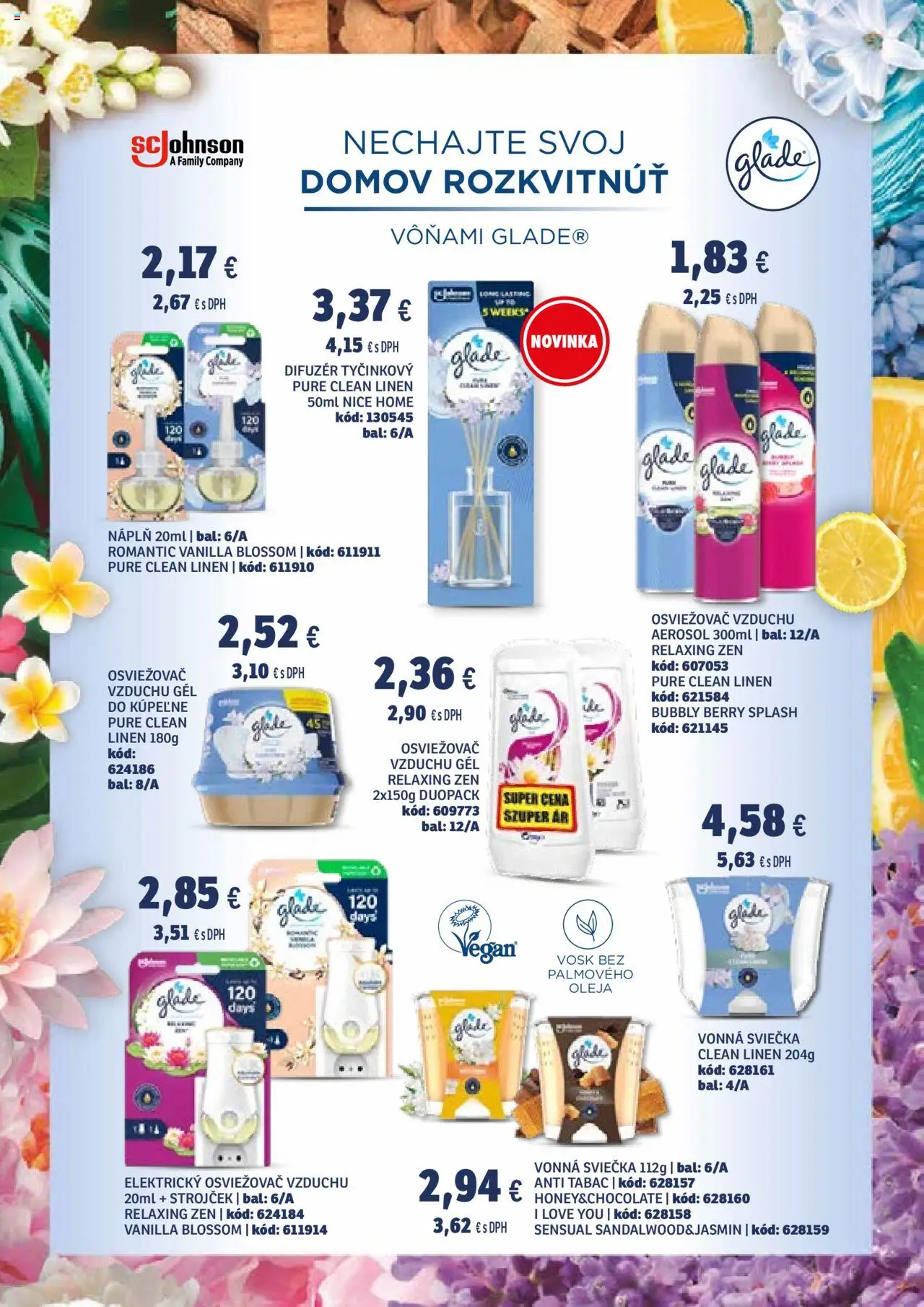 Nové Labaš akcie – leták je platný od 19.09.2025 | Strana: 34 | Produkty: Difúzer, Osviežovač vzduchu, Strojček