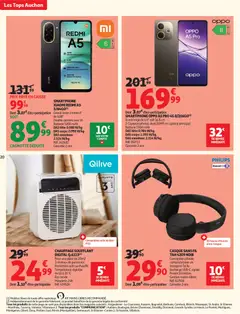 Auchan - Prévisualisation de Auchan prospectus valide à partir de 27.01.2026 | Page: 20 | Produits: Smartphone, Chauffage soufflant, Batterie, Caméra