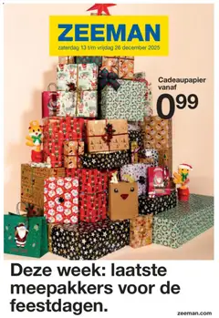 Zeeman folder - Voorbeeld van een folder van Zeeman, geldig van 13.12.2025